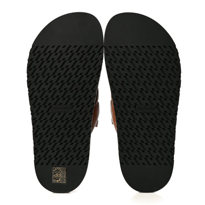 Hermes Nappa Extra Sandals 38 Naturel 7 of 11