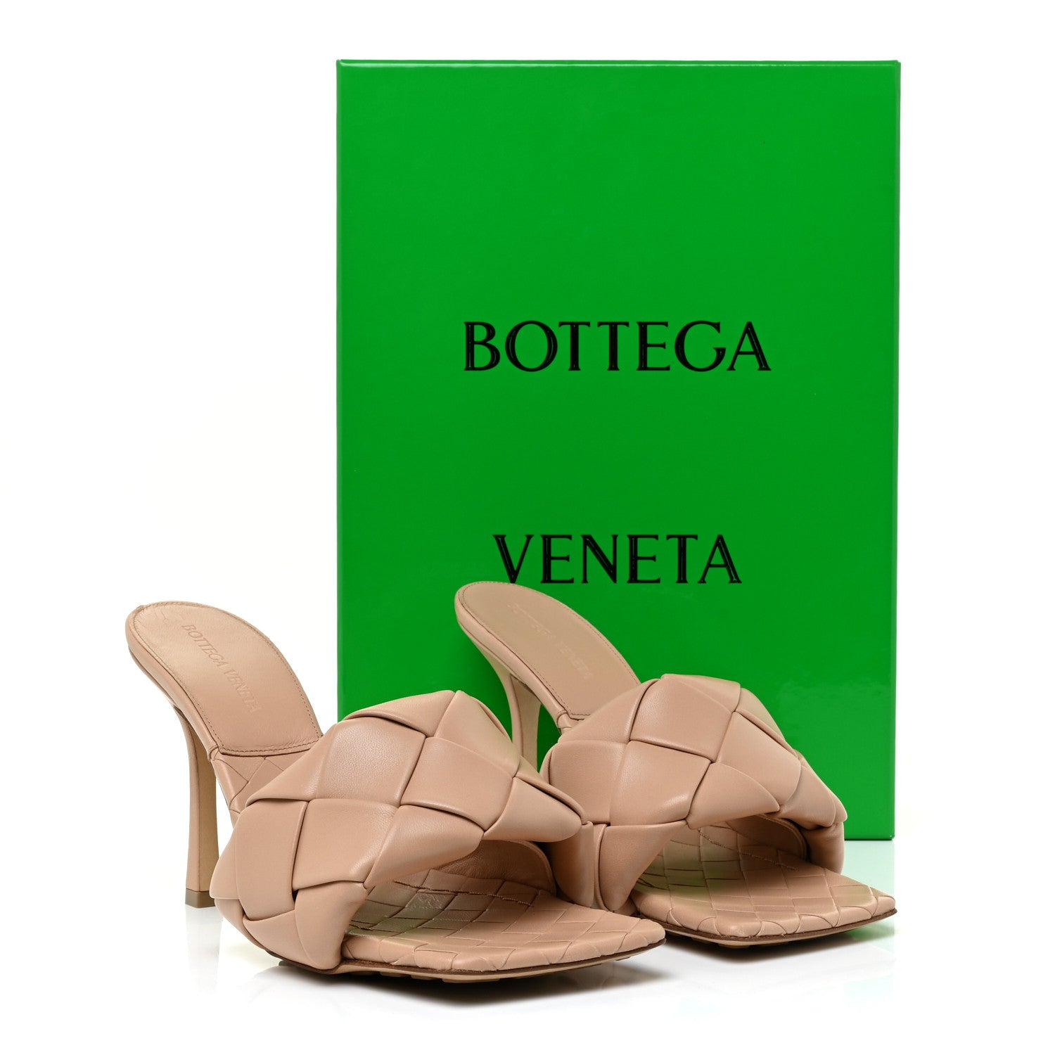 Bottega Veneta Nappa Maxi Intrecciato Lido Mule Sandals 39 Cipria 13 of 13