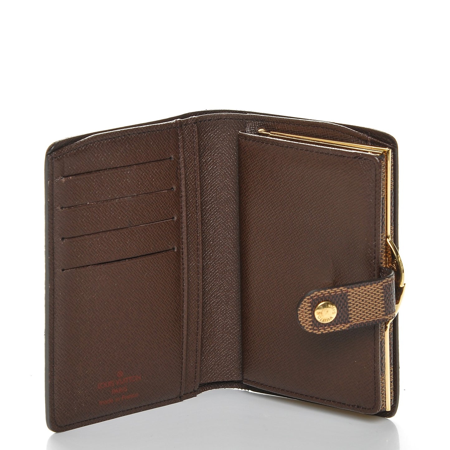 Damier Ebene French Purse Wallet