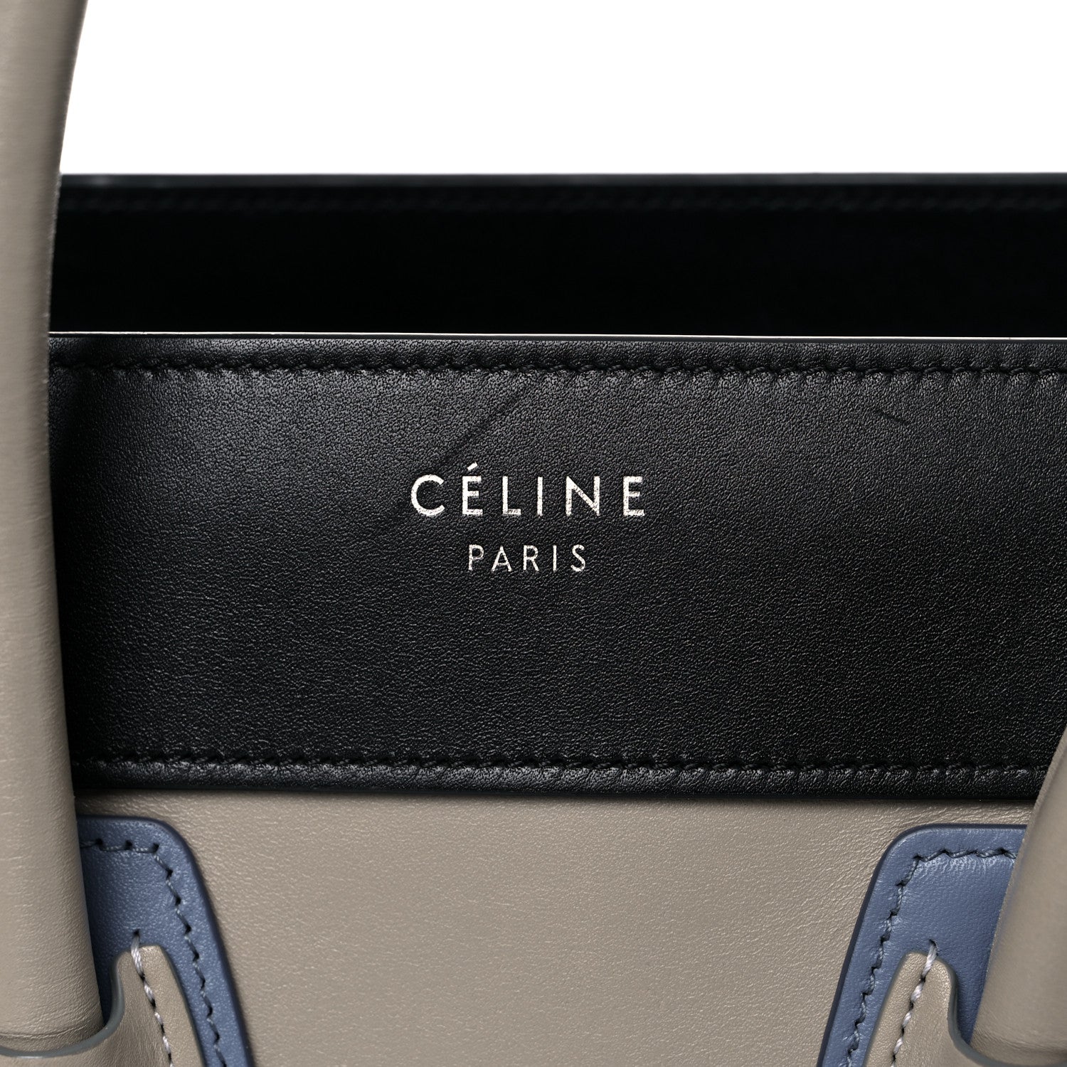 Celine Shiny Smooth Calfskin Micro Tri-Color Luggage Quartz 6 of 13