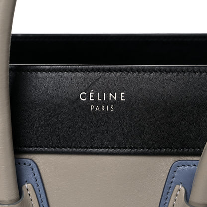 Celine Shiny Smooth Calfskin Micro Tri-Color Luggage Quartz 6 of 13