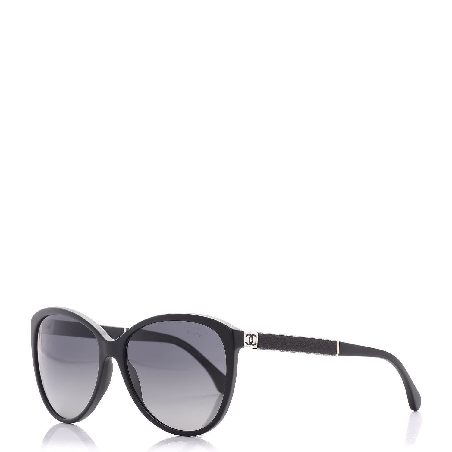 Chanel Quilted CC Sunglasses 5225-Q Black 1 of 8
