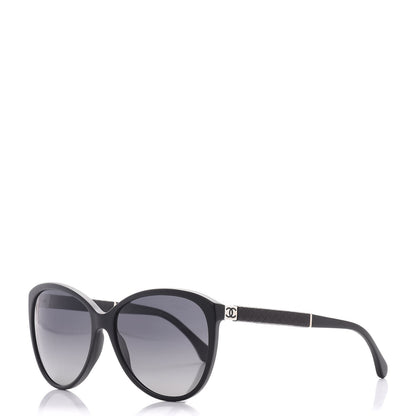 Chanel Quilted CC Sunglasses 5225-Q Black 1 of 8