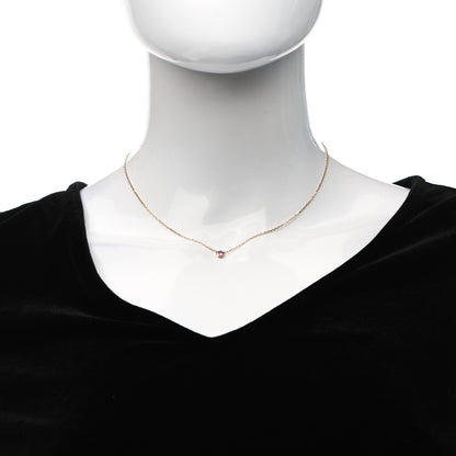 Cartier 18K Pink Gold Pink Sapphire D'Amour Pendant Necklace 2 of 5