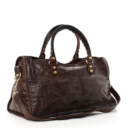 Balenciaga Agneau Giant 12 Gold Hardware Part Time Cigare Fonce 4 of 14