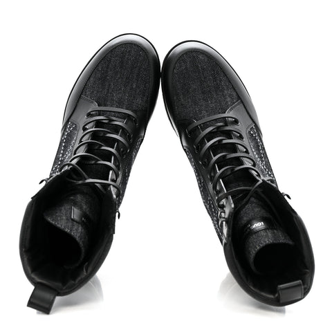 Denim Malletage Laureate Platform Desert Boots 39 Dark Blue