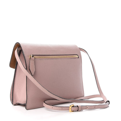 Burberry Derby Calfskin House Check Small Macken Crossbody Bag Pale Orchid 3 of 9