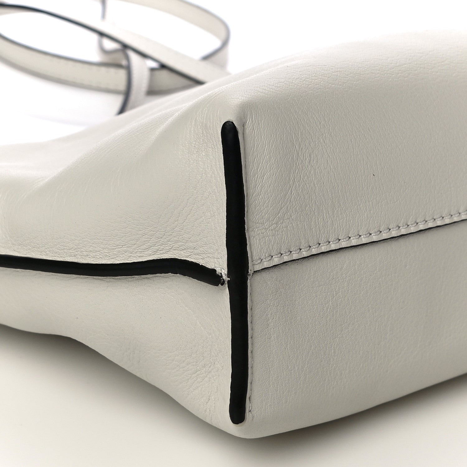 Loewe Calfskin Mini Flamenco Knot Bag White 10 of 16