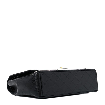 Chanel Caviar Quilted Maxi Double Flap Black 3 of 14