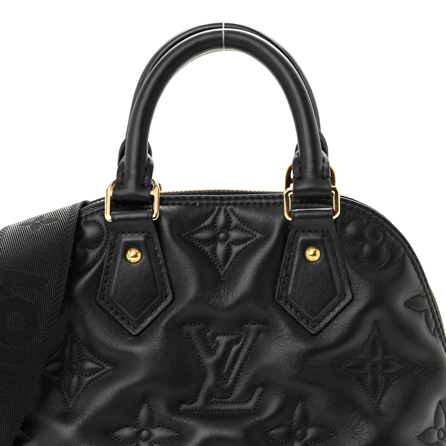Calfskin Bubblegram Alma BB Black