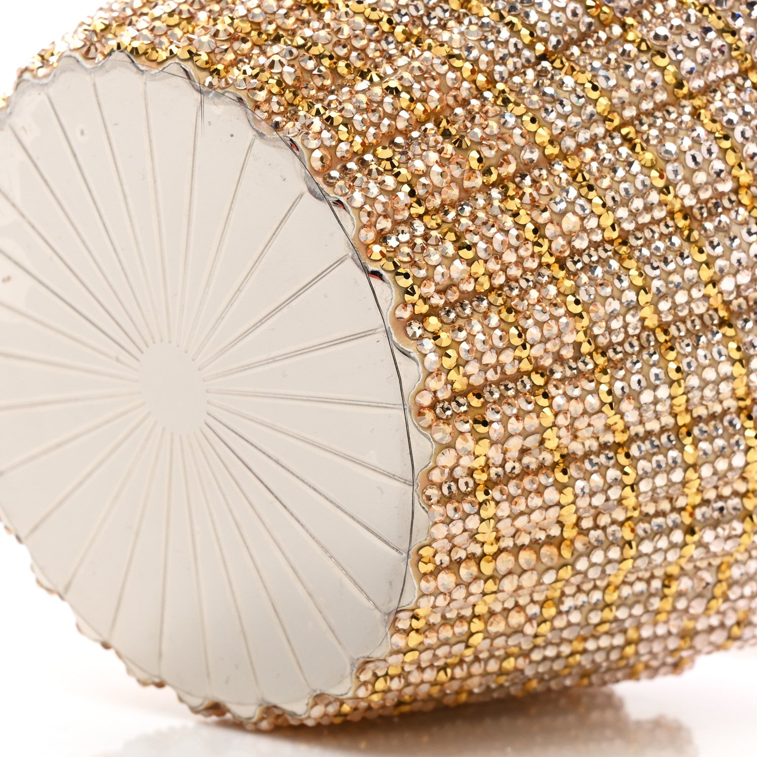 Judith Leiber Crystal Cupcake Minaudiere Clutch Gold Multicolor 10 of 11