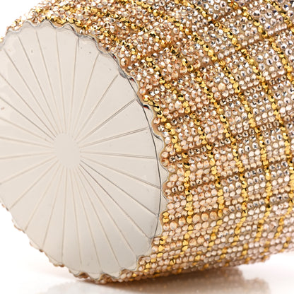Judith Leiber Crystal Cupcake Minaudiere Clutch Gold Multicolor 10 of 11