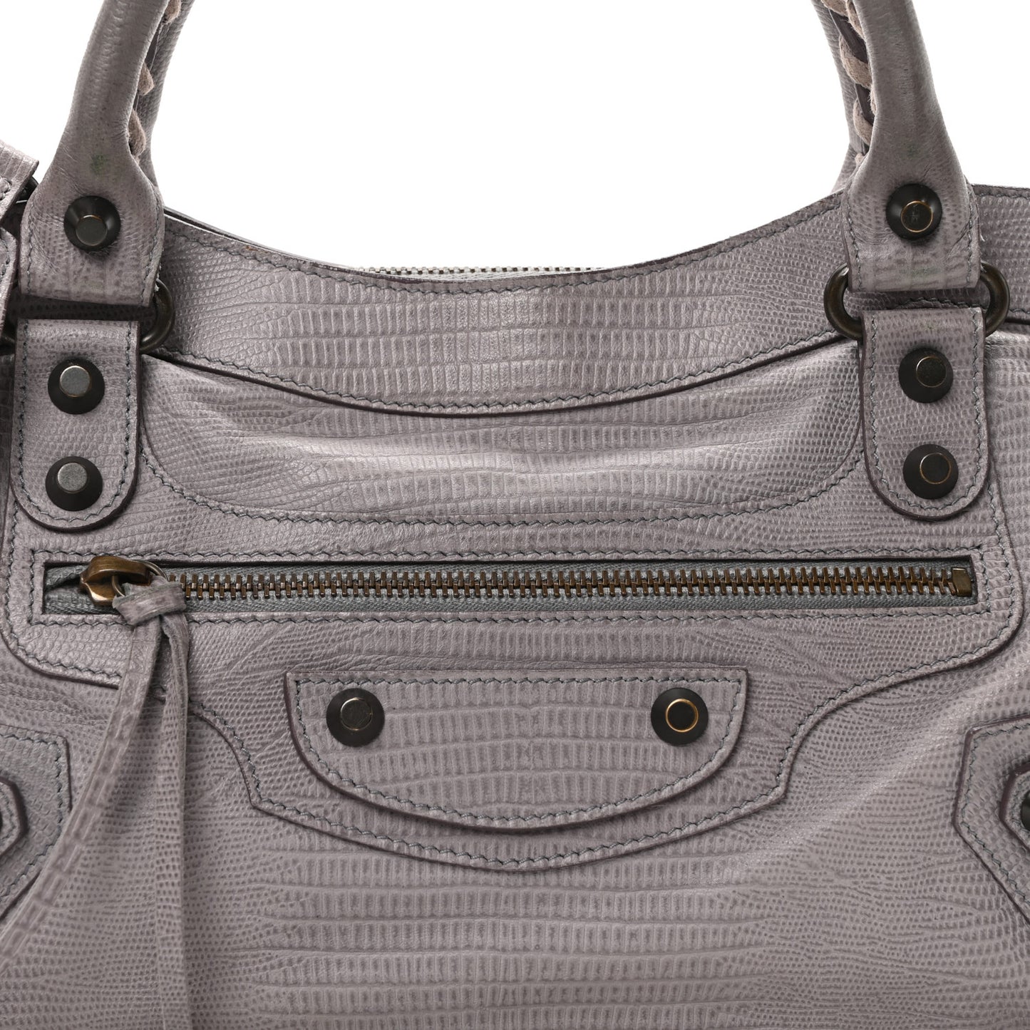 Agneau Lizard Embossed Classic Hardware First Fer