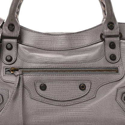 Balenciaga Agneau Lizard Embossed Classic Hardware First Fer 8 of 10