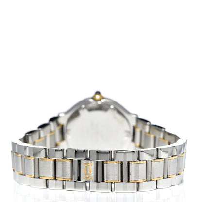 Cartier Stainless Steel 18K Yellow Gold 28mm Must De 21 Quartz Watch 4 of 8
