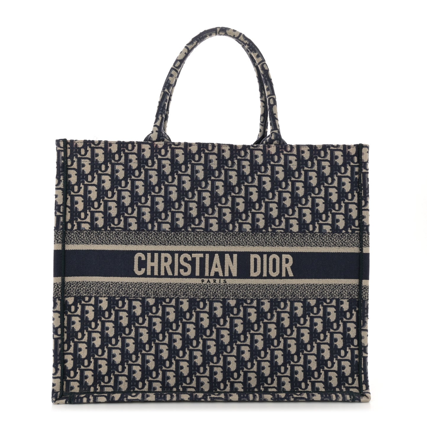 Oblique Large Book Tote Blue Multicolor