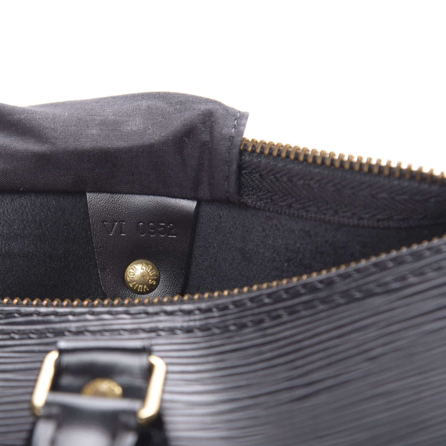 Louis Vuitton Epi Speedy 30 Black 6 of 14