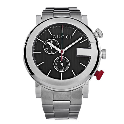 Gucci Stainless Steel 44mm G-Chrono Quartz Watch Black 1 of 7