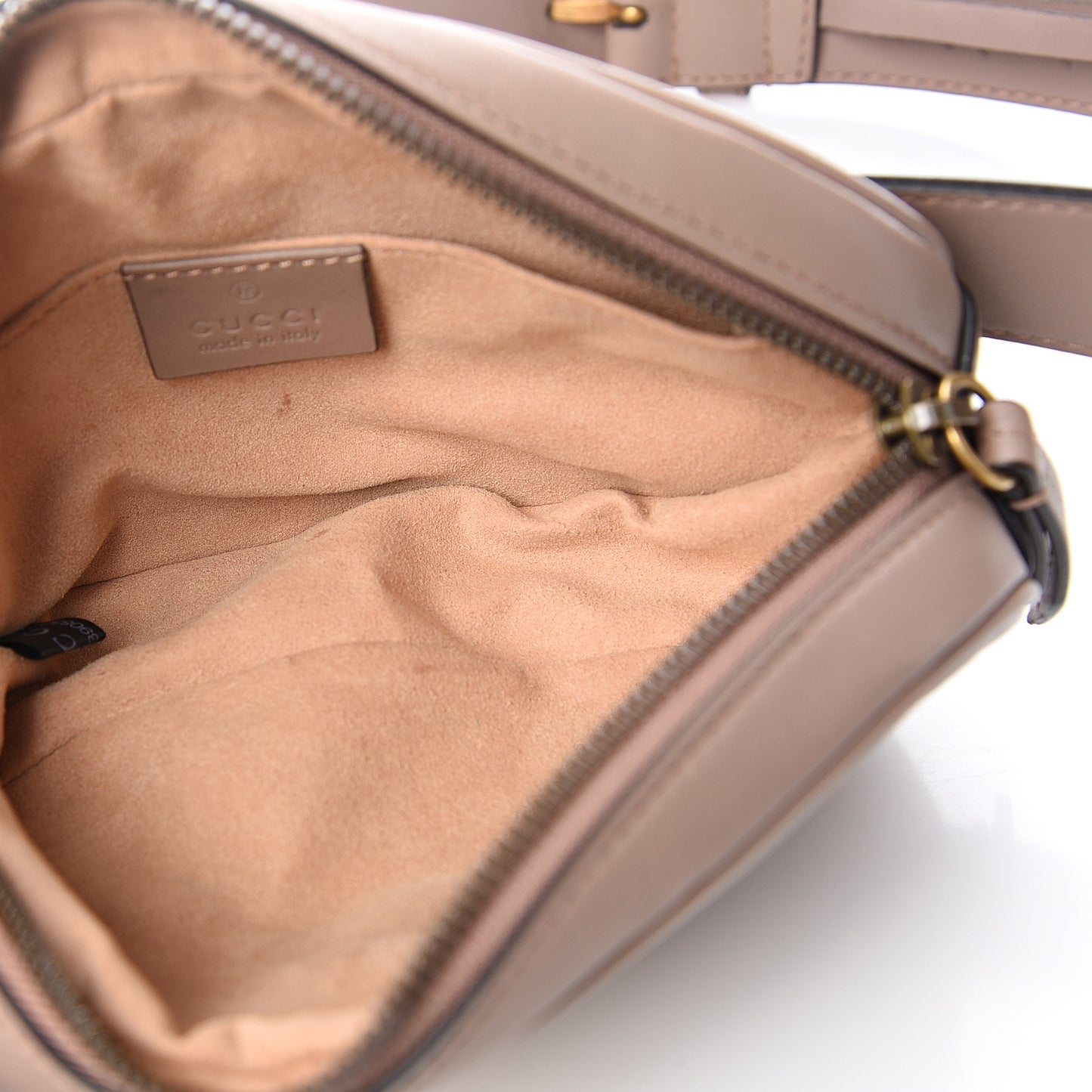Calfskin Matelasse GG Marmont Belt Bag 85 34 Porcelain Rose