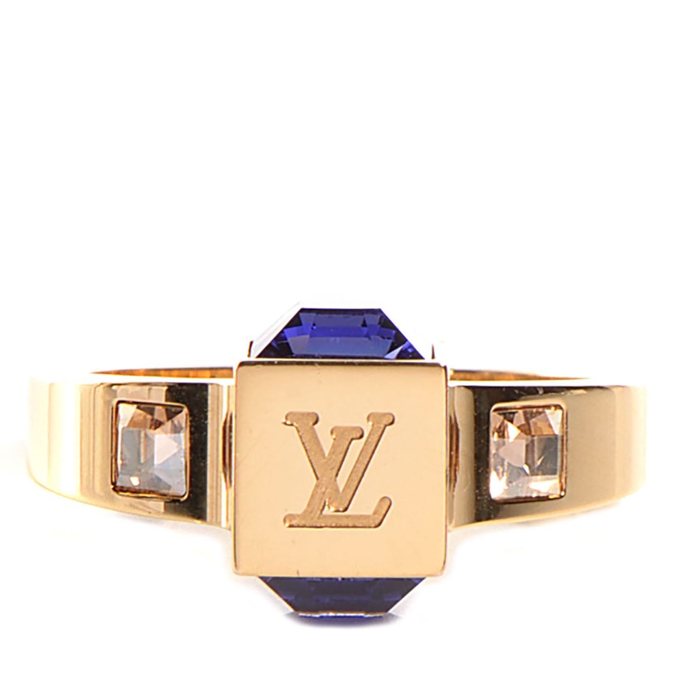 Louis Vuitton Gamble Ring Large 7.5 Azur 1 of 5