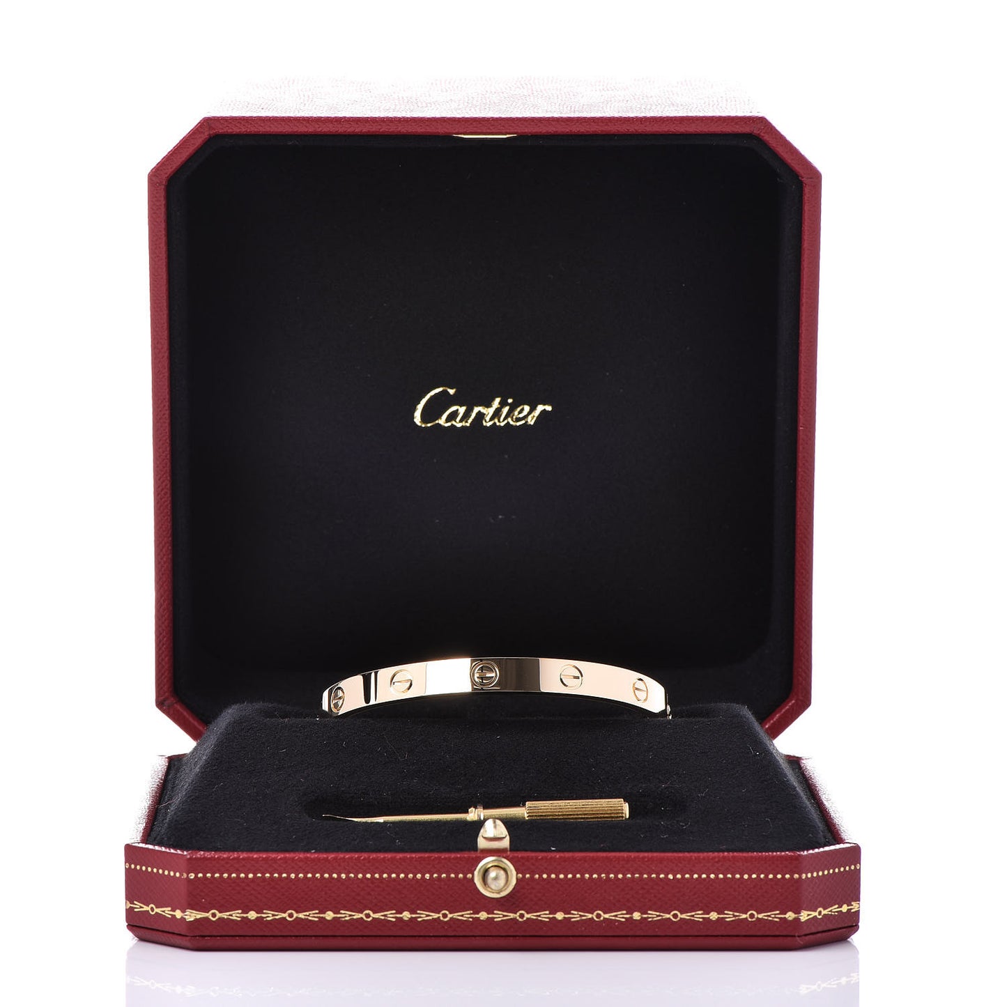 18K Yellow Gold LOVE Bracelet 17