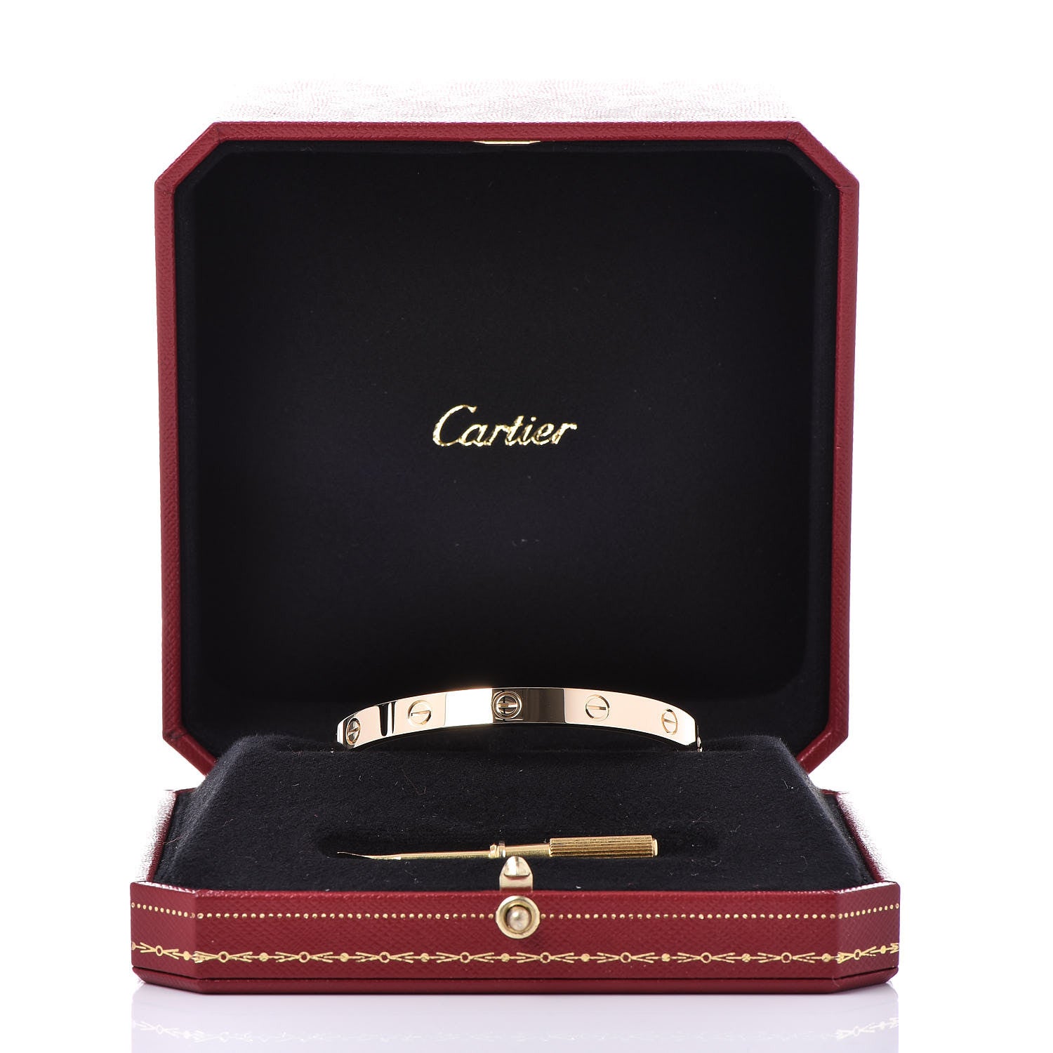 Cartier 18K Yellow Gold LOVE Bracelet 17 7 of 7