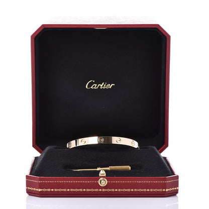 Cartier 18K Yellow Gold LOVE Bracelet 17 7 of 7