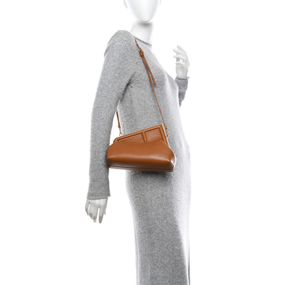 Fendi Shiny Nappa Small Fendi First Caramello 2 of 10