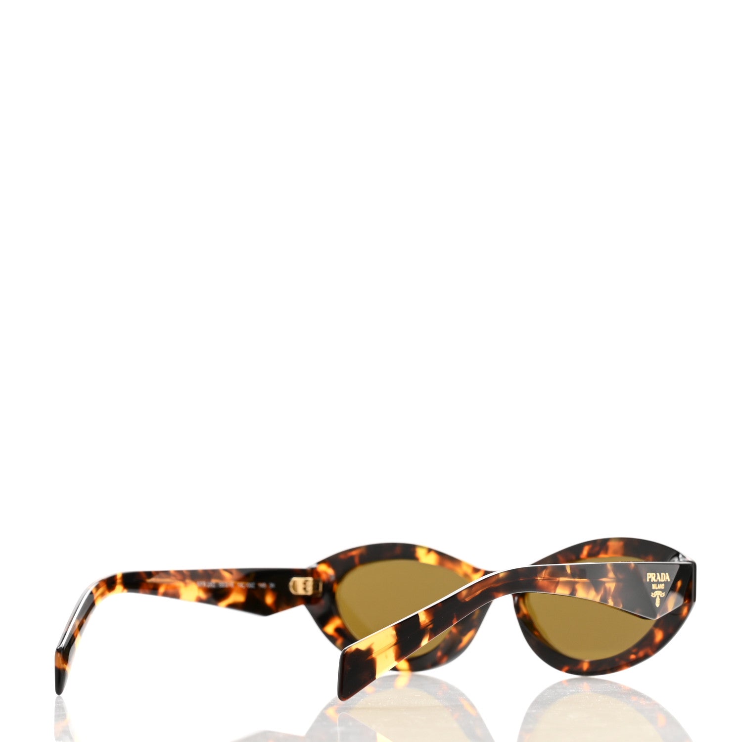 Prada Acetate Oval Sunglasses SPR 26Z Tortoise 4 of 7