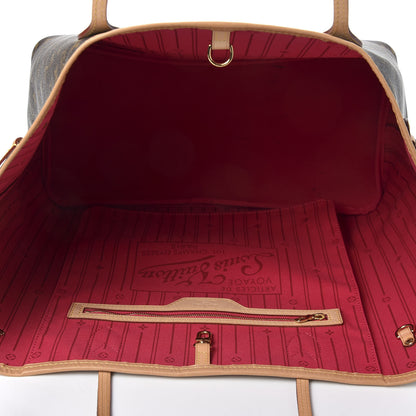Louis Vuitton Monogram My LV Heritage Neverfull GM Blue Marine Fuchsia 4 of 9