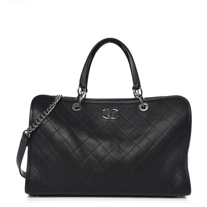 Chanel Caviar Stitched Shopping Tote Black 1 of 8