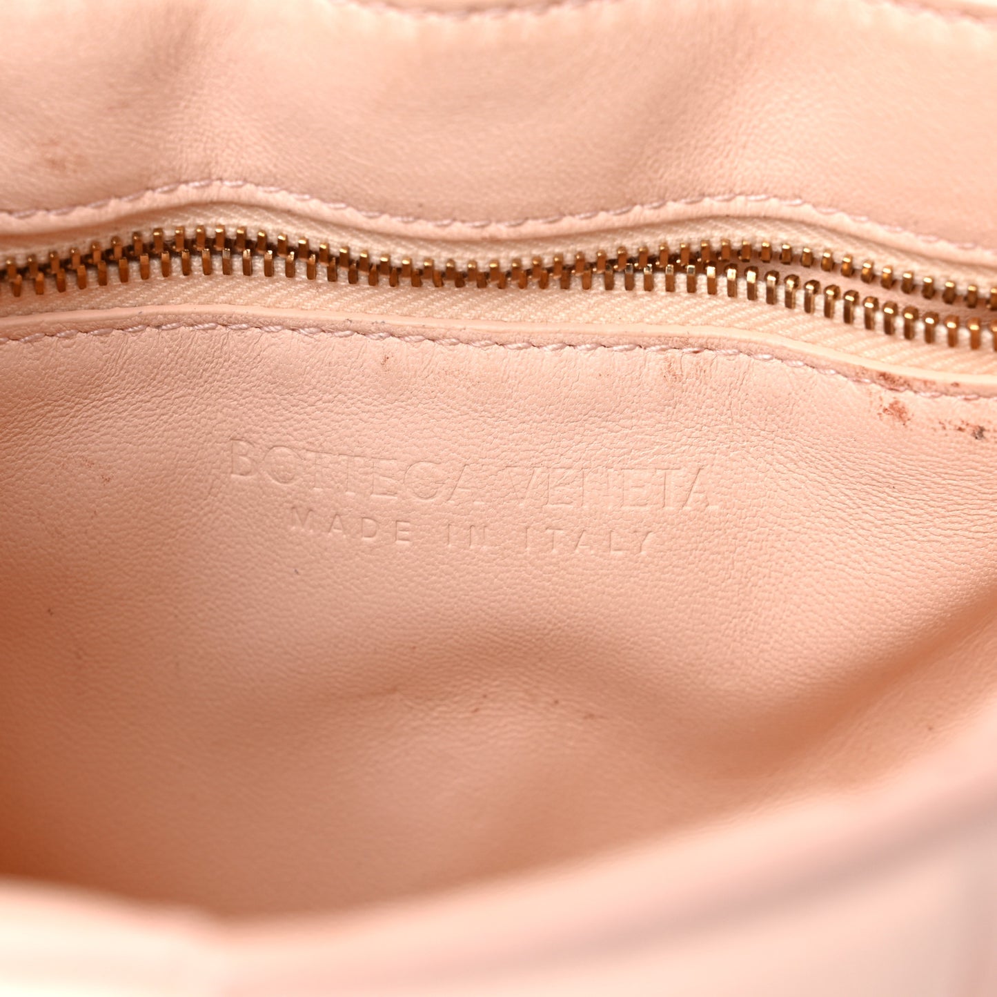 Nappa Maxi Intreccio Padded Cassette Crossbody Bag Melon Washed