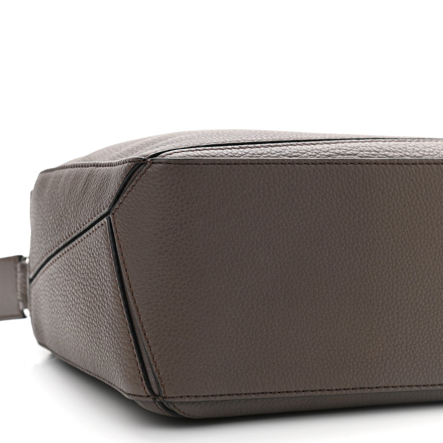 Calfskin Small Puzzle Bag Dark Taupe