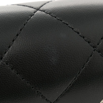 Chanel Lambskin Quilted Small Coco Clips Single Flap Black 11 of 13
