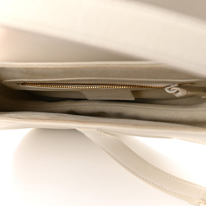 Christian Dior Ultra Matte Calfskin Saddle Bag Off White 5 of 9