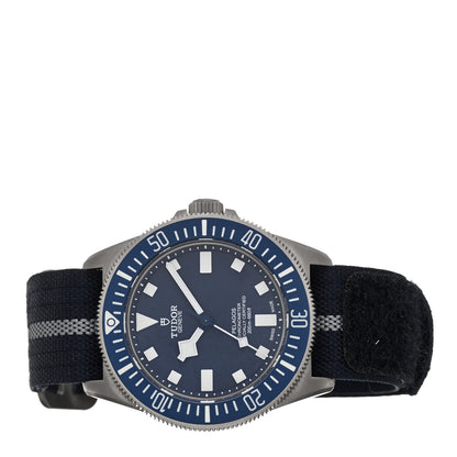 TUDOR Titanium Fabric 42mm Pelagos Automatic Watch Blue 25707B 2 of 5