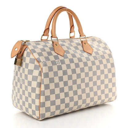 Louis Vuitton Damier Azur Speedy 30 3 of 9