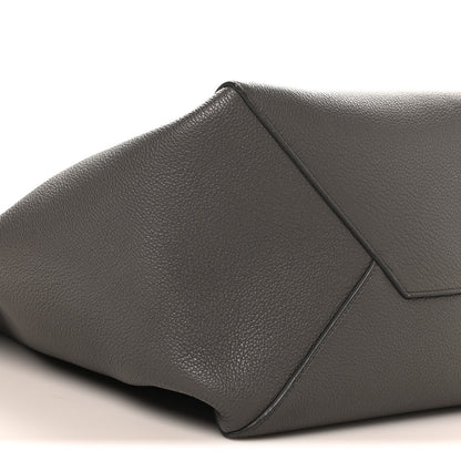 Celine Soft Grained Calfskin Medium Belt Cabas Phantom Grey 8 of 9