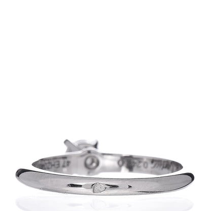Cartier Platinum Diamond .24ct Solitaire Engagement Ring 47 4 4 of 6