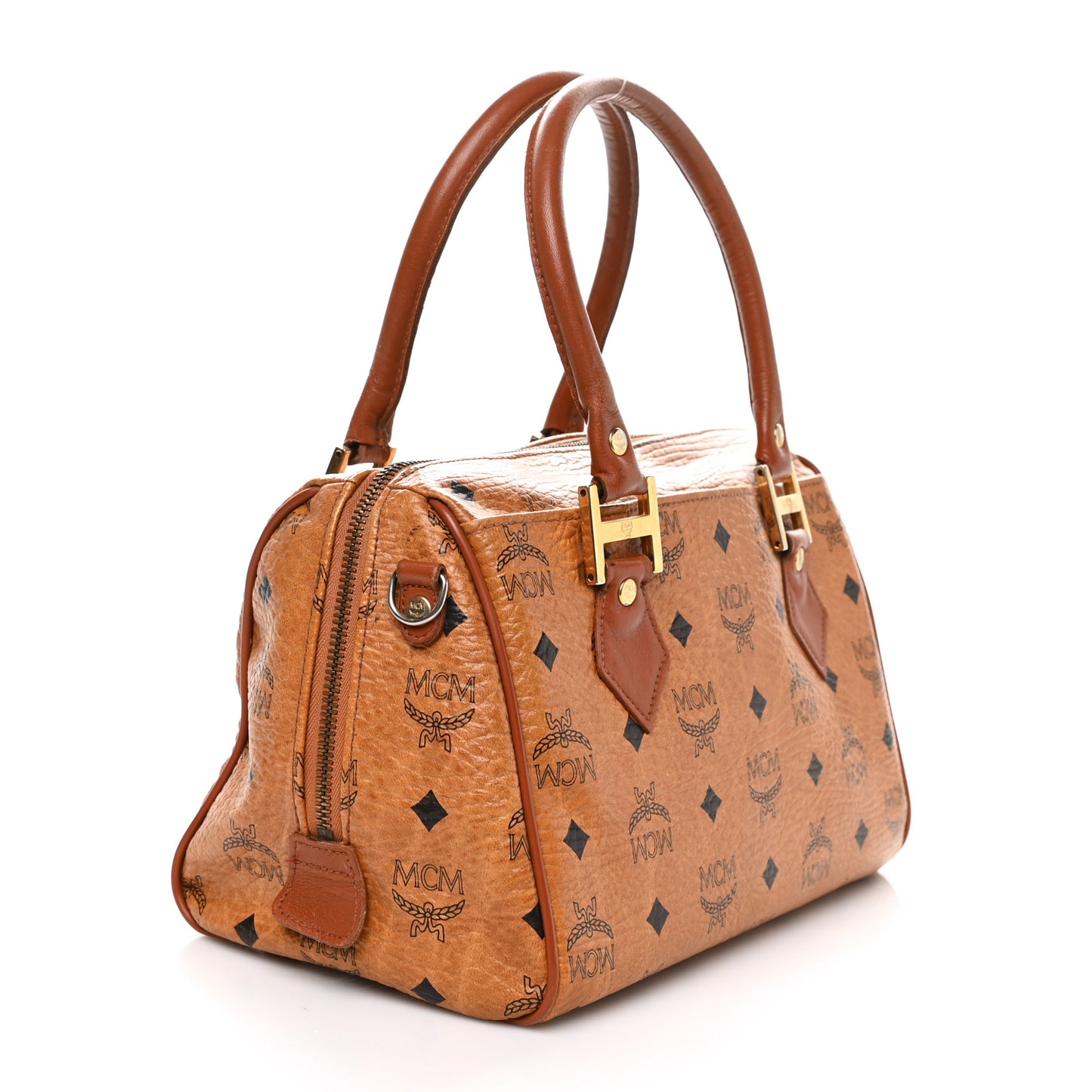 Visetos Essential Boston Bag Cognac
