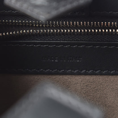 Fendi Vitello Century F is Fendi FF Diagonal Inlay Small Runaway Satchel Fango Black Fragola 7 of 13