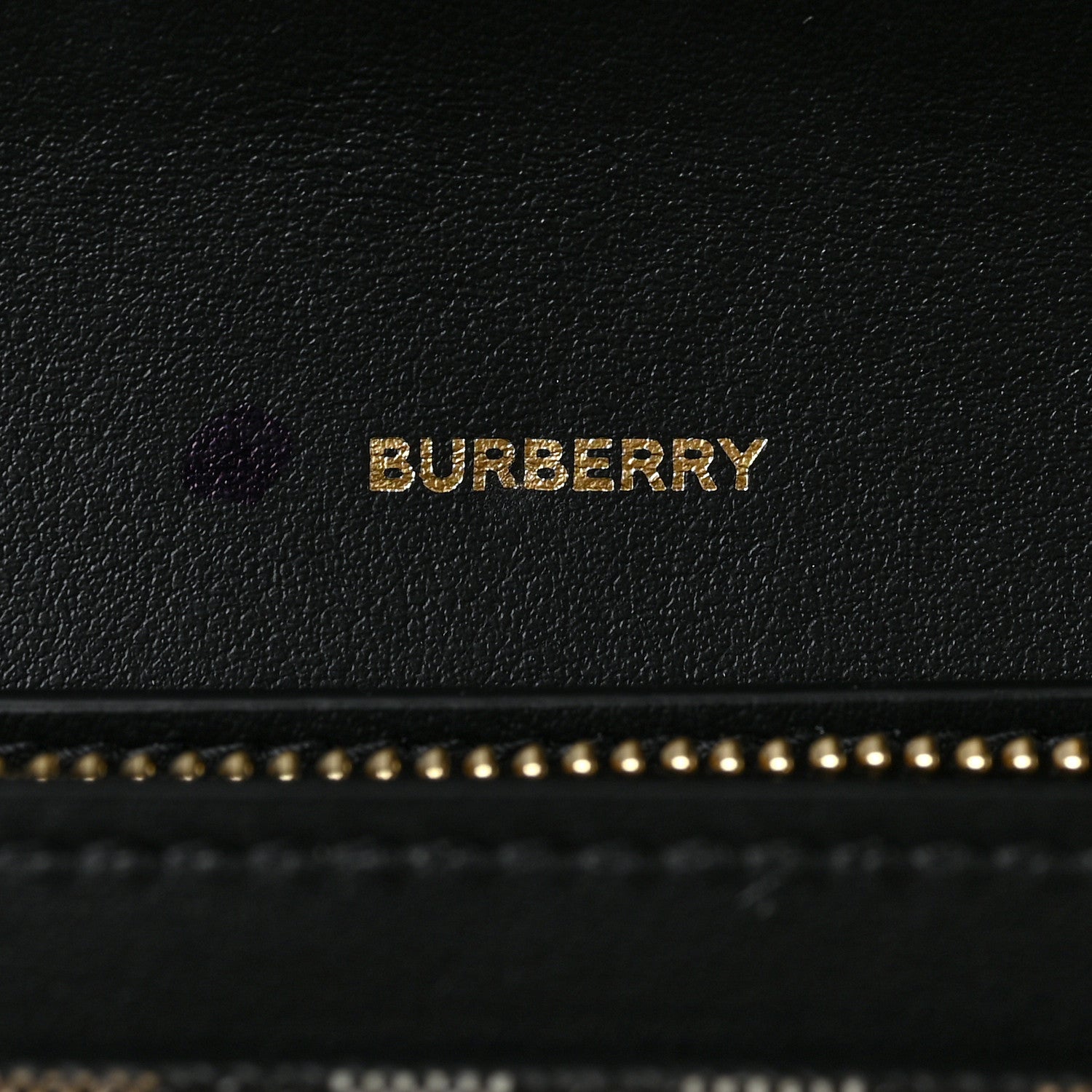 Burberry Vintage Check Calfskin Halton Wallet Black 6 of 9