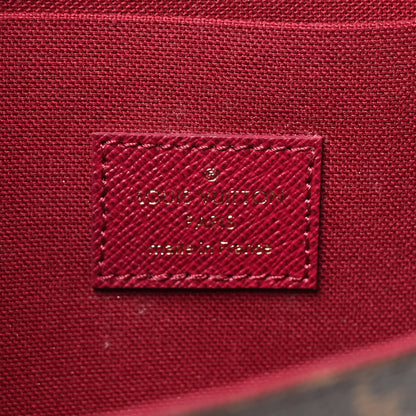Louis Vuitton Monogram Pochette Felicie Chain Wallet Fuchsia 7 of 11