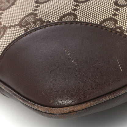 Gucci Monogram Lobster Clasp Jackie O Hobo Brown 12 of 19