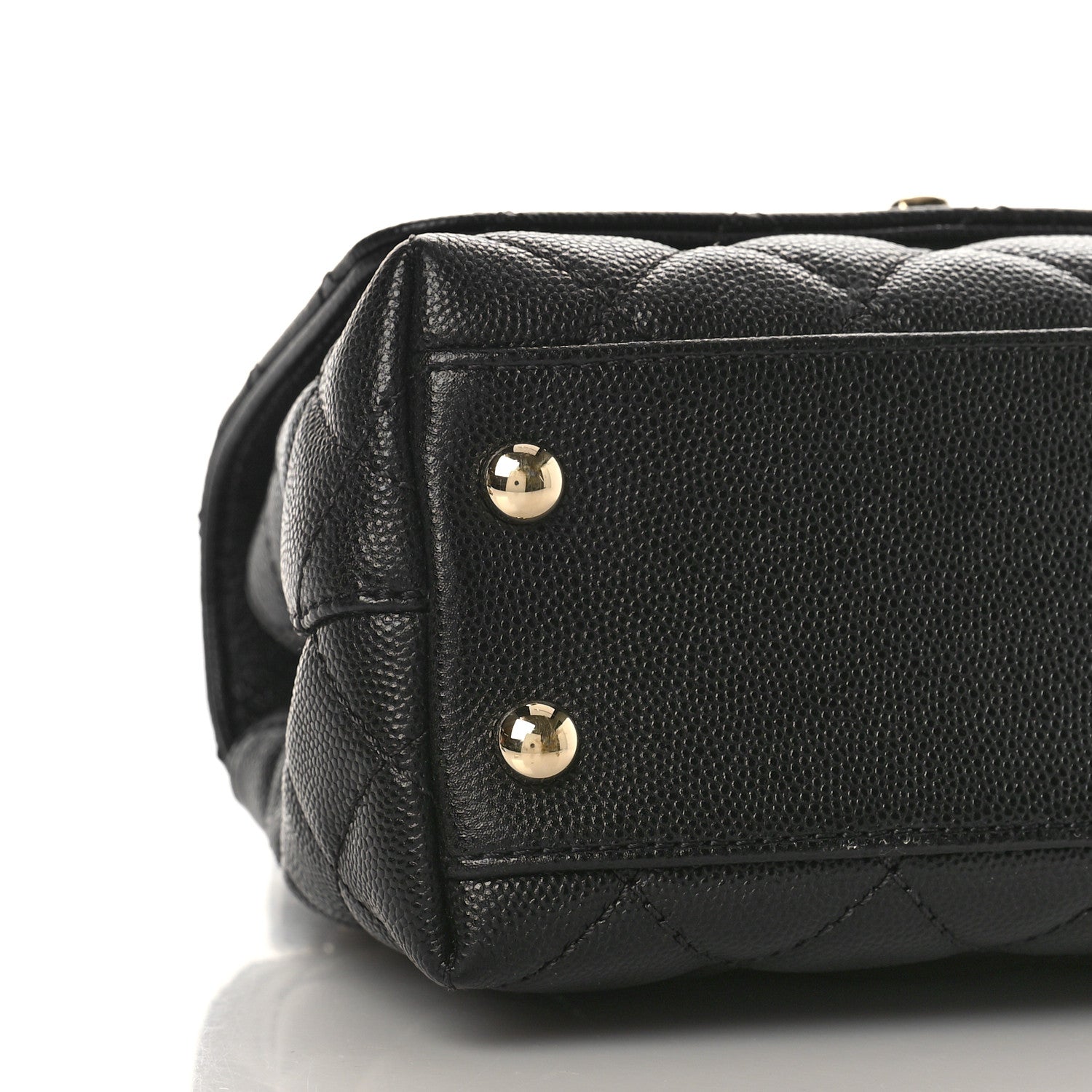 Chanel Caviar Quilted Extra Mini Coco Handle Flap Black 7 of 8