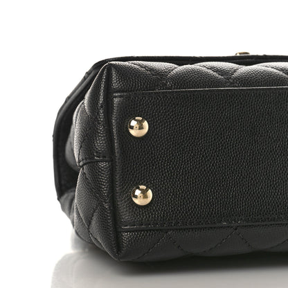Chanel Caviar Quilted Extra Mini Coco Handle Flap Black 7 of 8