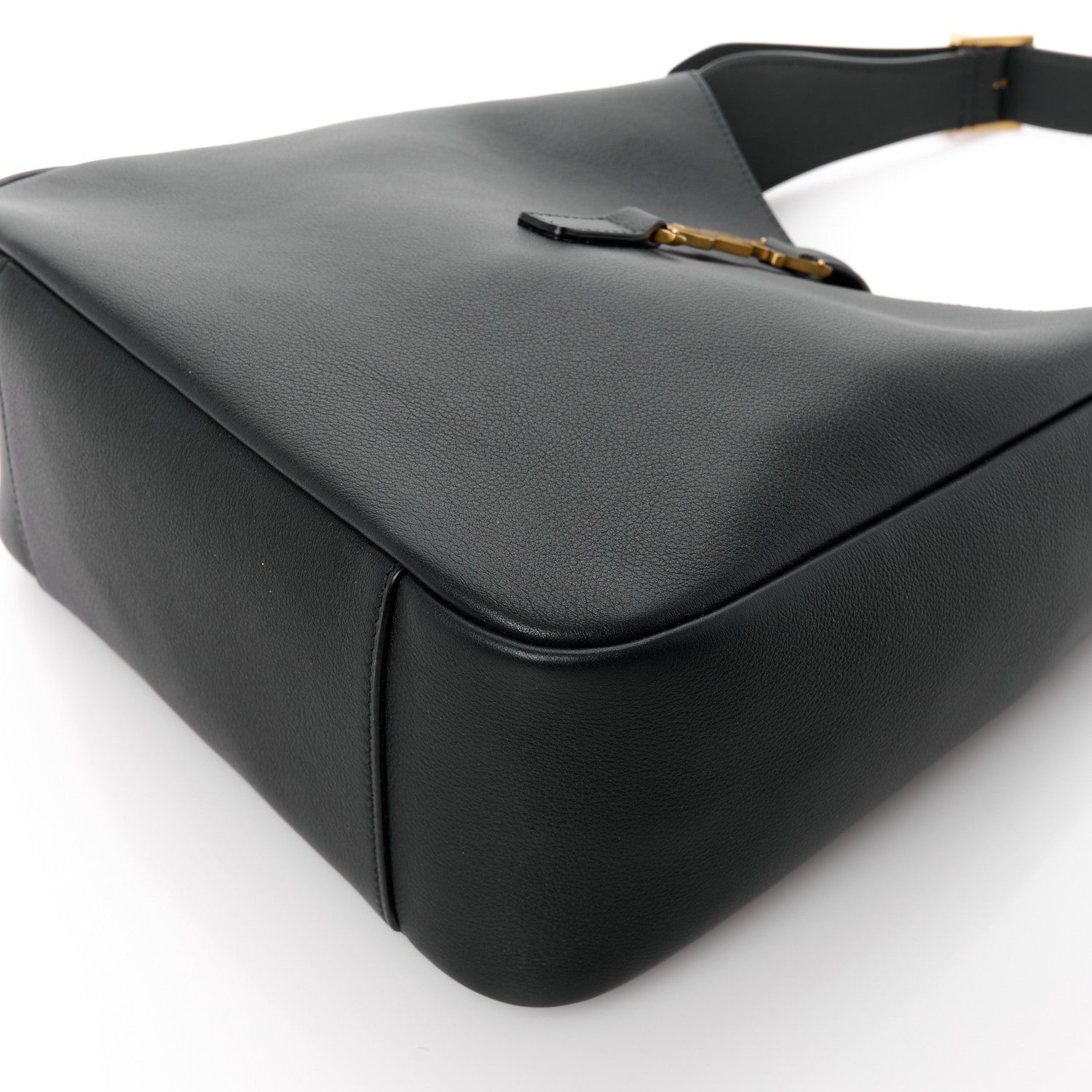 Saint Laurent Smooth Calfskin Small Le 5 A 7 Soft Hobo Black 9 of 9