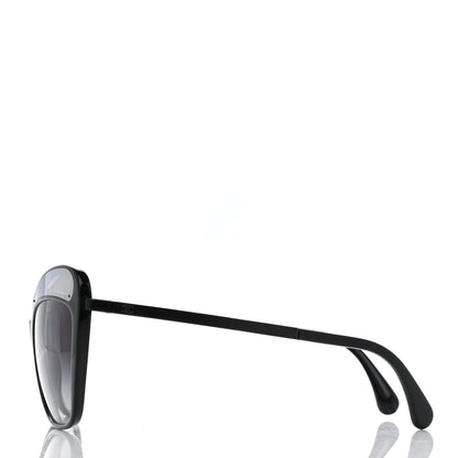 Chanel Acetate Butterfly Sunglasses 5377 Black Grey 3 of 7