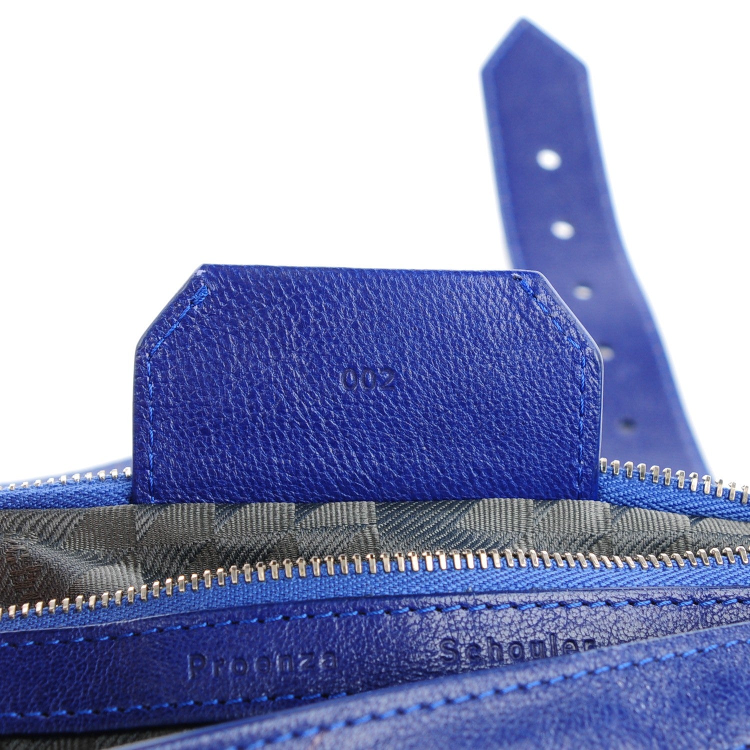 Proenza Schouler Lambskin Medium PS1 Satchel Cobalt Blue 9 of 9