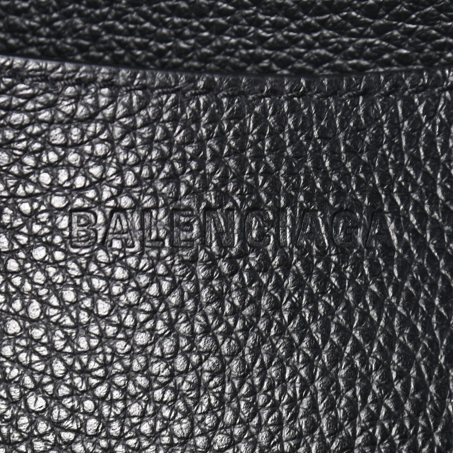 Grained Calfskin Neo Classic Gold Hardware Large Top Handle Bag Black